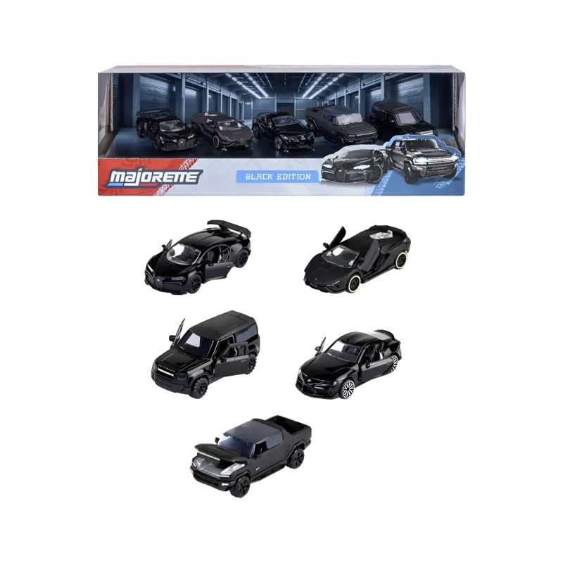 MAJORETTE EDICION NEGRA 5 UNIDS - 2