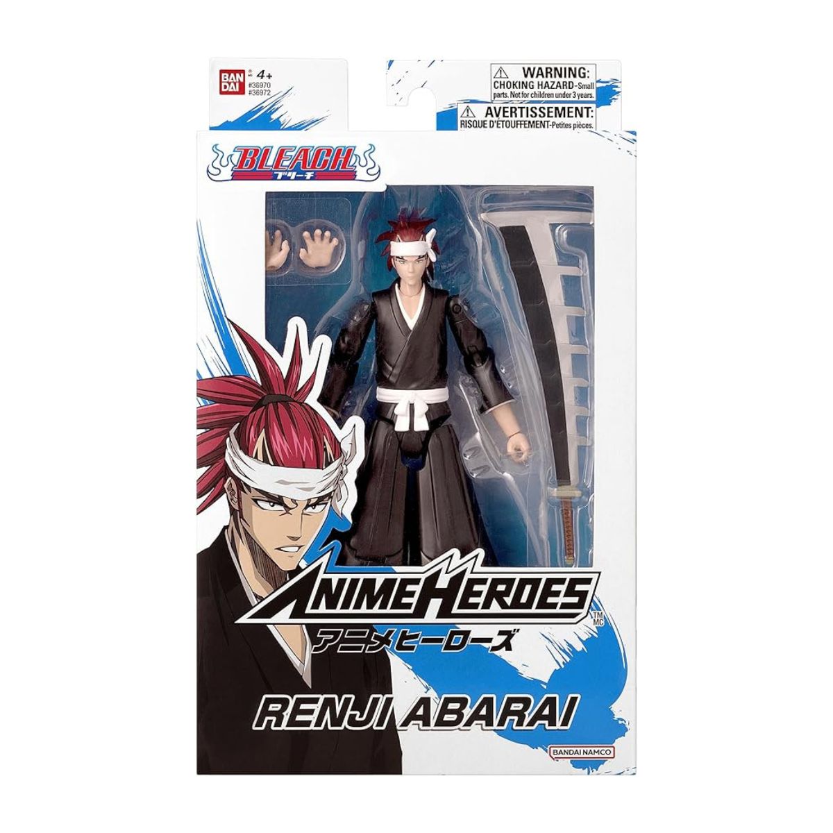FIGURA ANSALDO MULTICOLOR 17 CMS LEGENDARIA ANIME HEROES BLEACH - ABARAI RENJI - 5