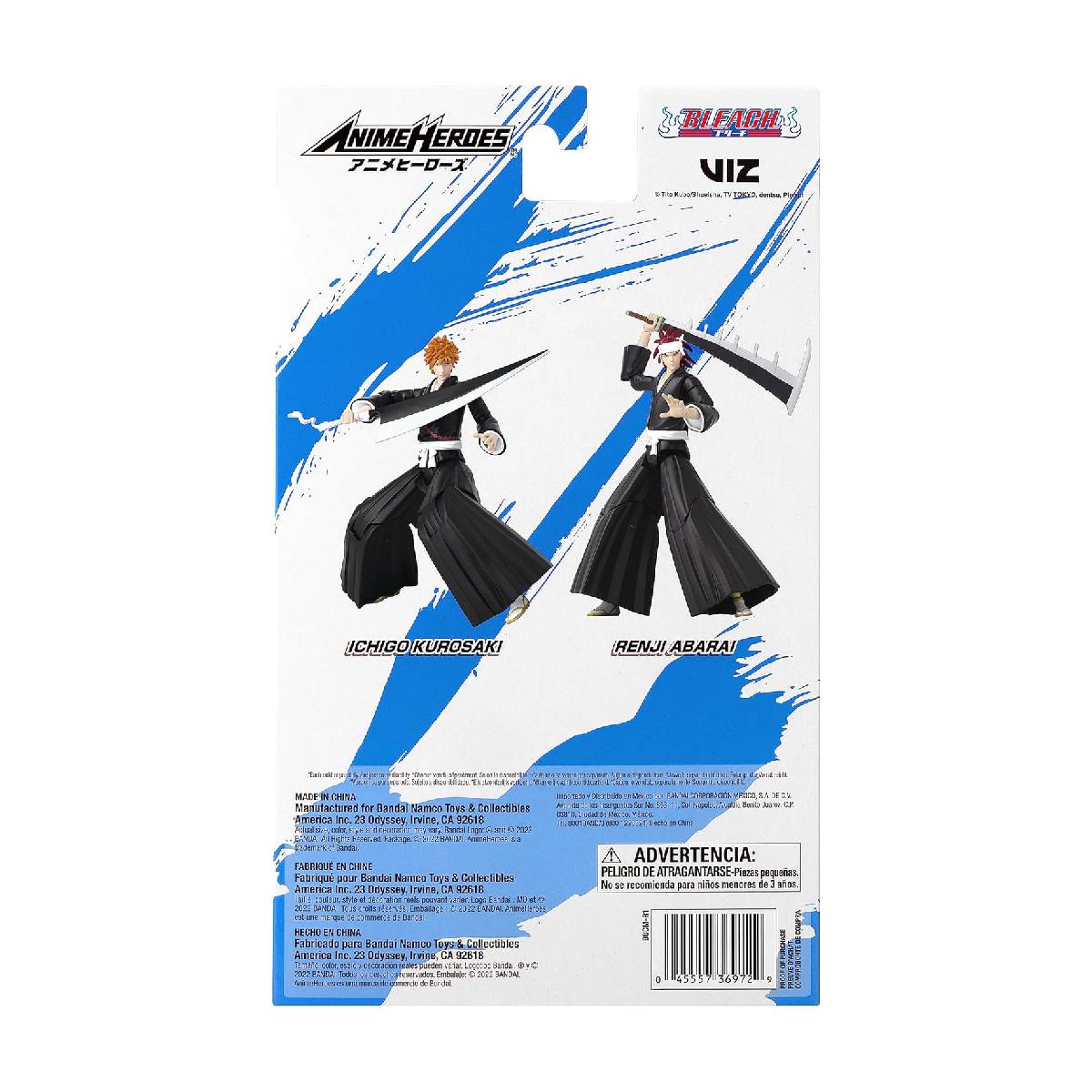 FIGURA ANSALDO MULTICOLOR 17 CMS LEGENDARIA ANIME HEROES BLEACH - ABARAI RENJI - 7