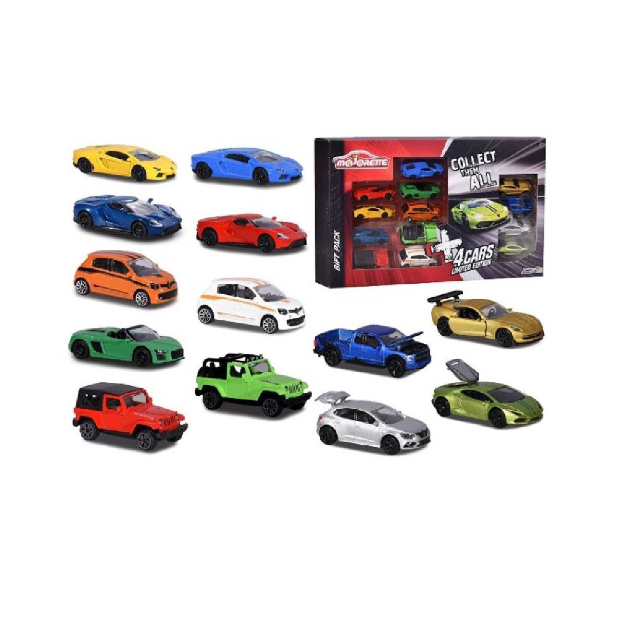 PACK 9+4 EDICION LIMITADA MAJORETTE MULTICOLOR - 1