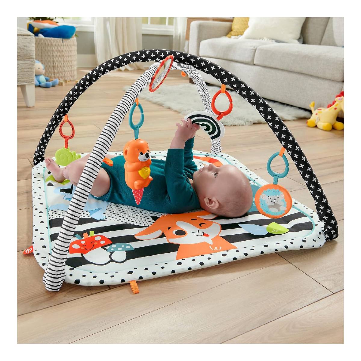GIMNASIO FISHER PRICE ACTIVIDADES MUSICALES 3 EN 1 MULTICOLOR - 5