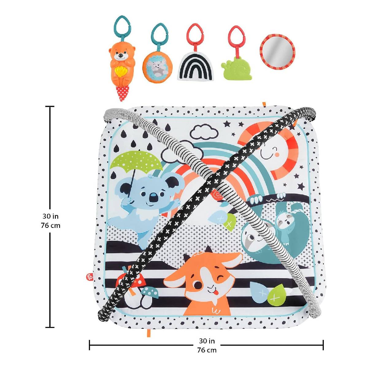 GIMNASIO FISHER PRICE ACTIVIDADES MUSICALES 3 EN 1 MULTICOLOR - 8