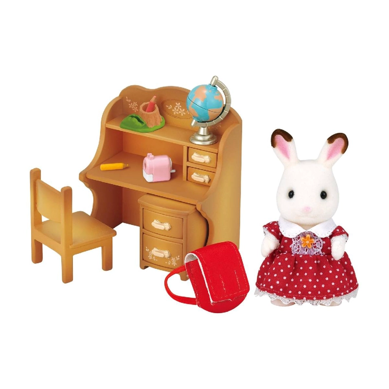SET DE ESCRITORIO SYLVANIAN FAMILIES FREYA CONEJO CHOCOLATE - 3