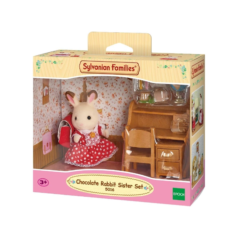 SET DE ESCRITORIO SYLVANIAN FAMILIES FREYA CONEJO CHOCOLATE - 4