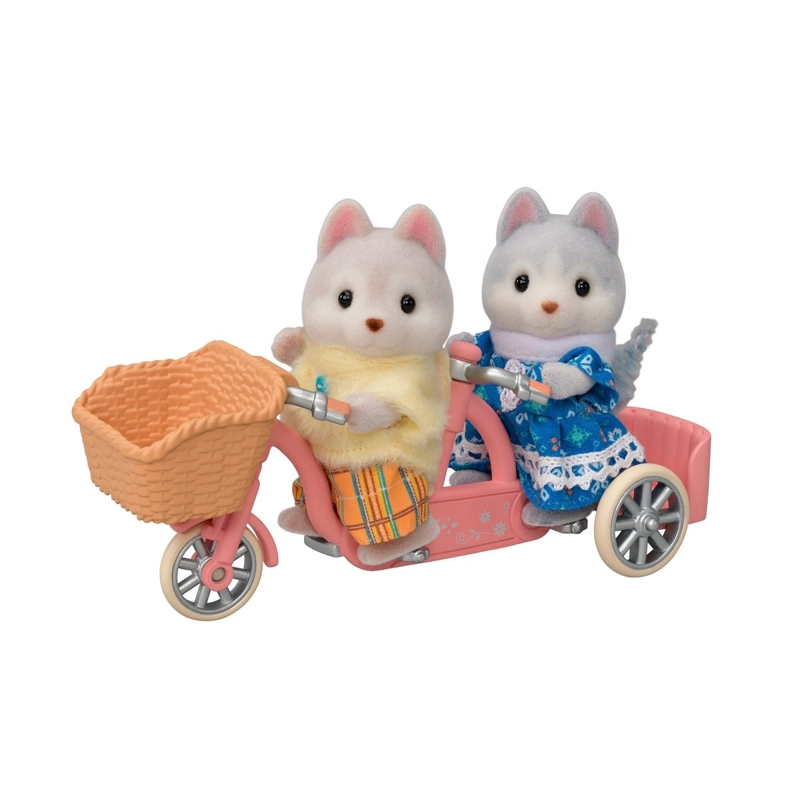 PLAYSET FIGURAS SYLVANIAN FAMILIES HERMANOS HUSKY TANDEM - 1
