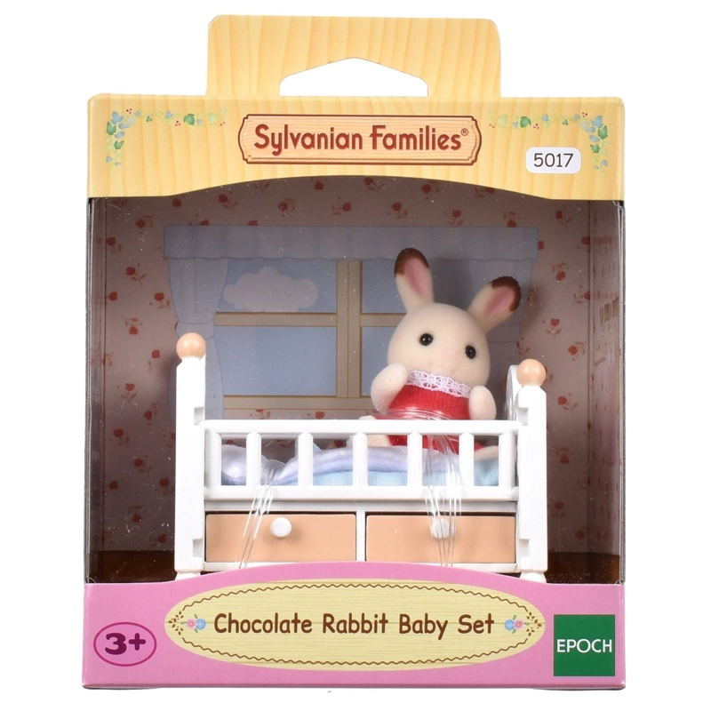 SET DE CUNA CREMA CONEJO CHOCOLATE  SYLVANIAN FAMILIES - 2