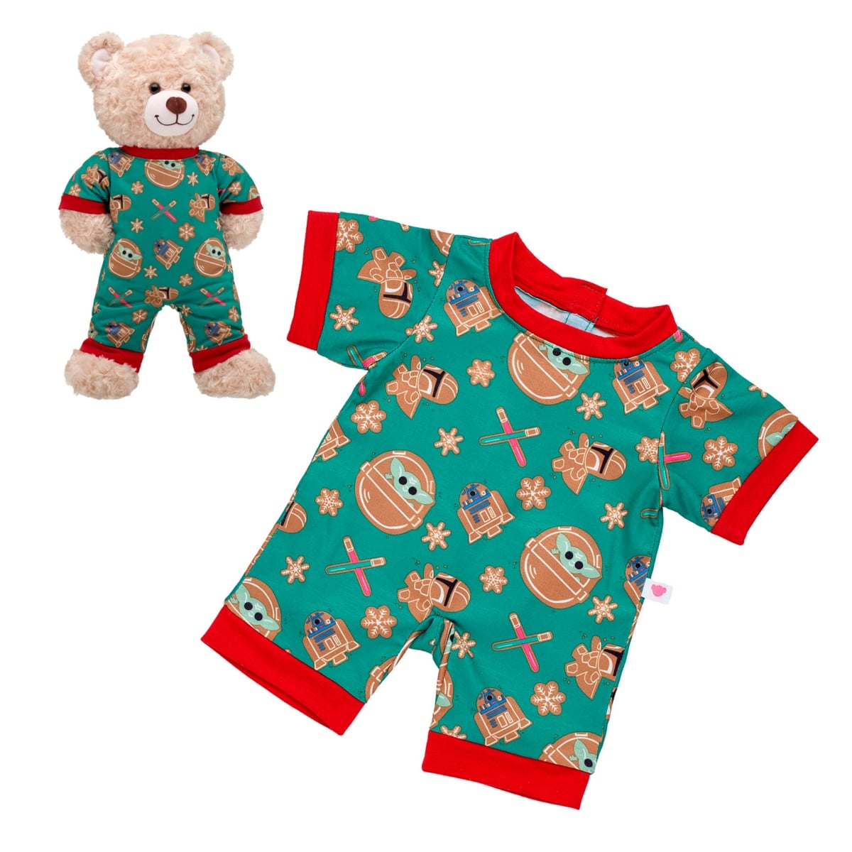 PIJAMA NAVIDEÑO BUILD A BEAR COLECCION THE CHILD STAR WARS - 3