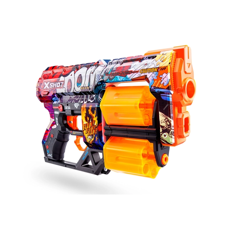 LANZADOR DE DARDOS X SHOT DREAD SKINS 12 DARDOS - 2