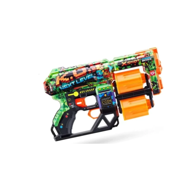 LANZA DARDOS X-SHOT DREAD SKINS CON 12 DARDOS K.O - 2