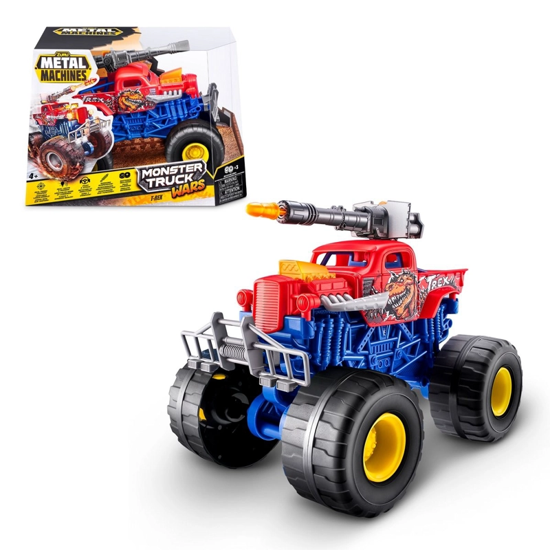 CAMIONETA MONSTER WHEEL METAL MACHINES ZURU - T.REX - 1