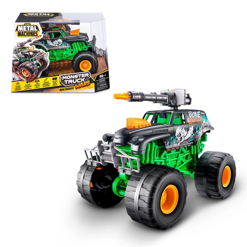 CAMIONETA MONSTER WHEEL METAL MACHINES ZURU - BONE BREAKER - 1
