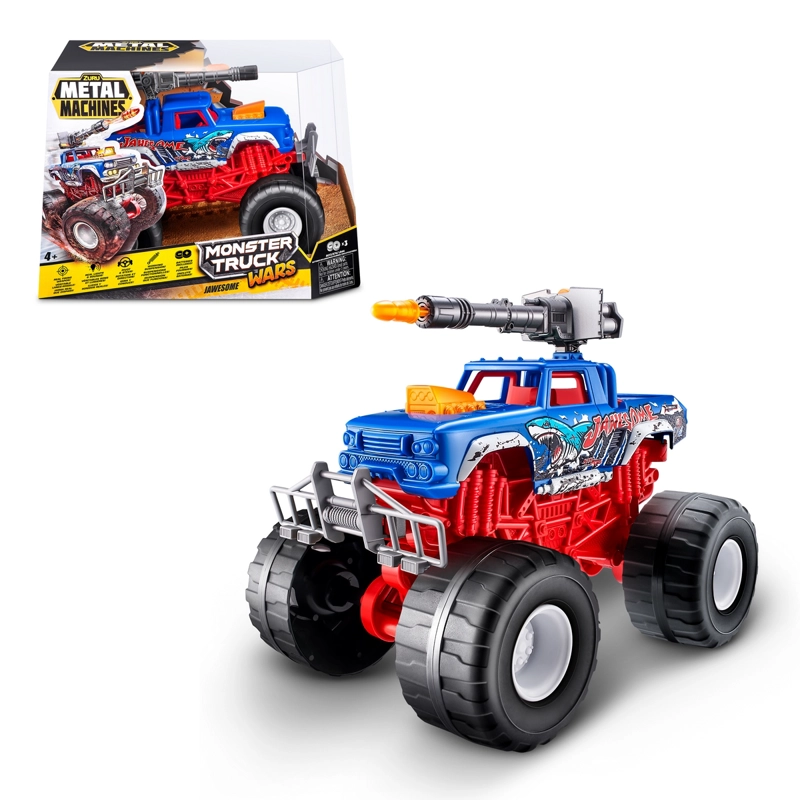 CAMIONETA MONSTER WHEEL METAL MACHINES ZURU - JAWESOME - 2
