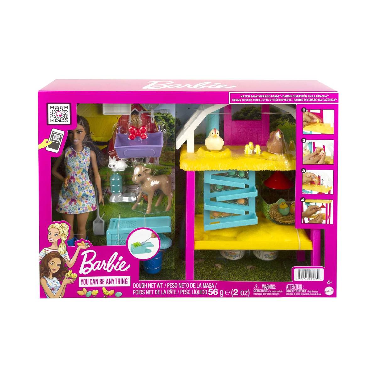 MUÑECA BARBIE MULTICOLOR SET DE DIVERSIÓN EN LA GRANJA - 5