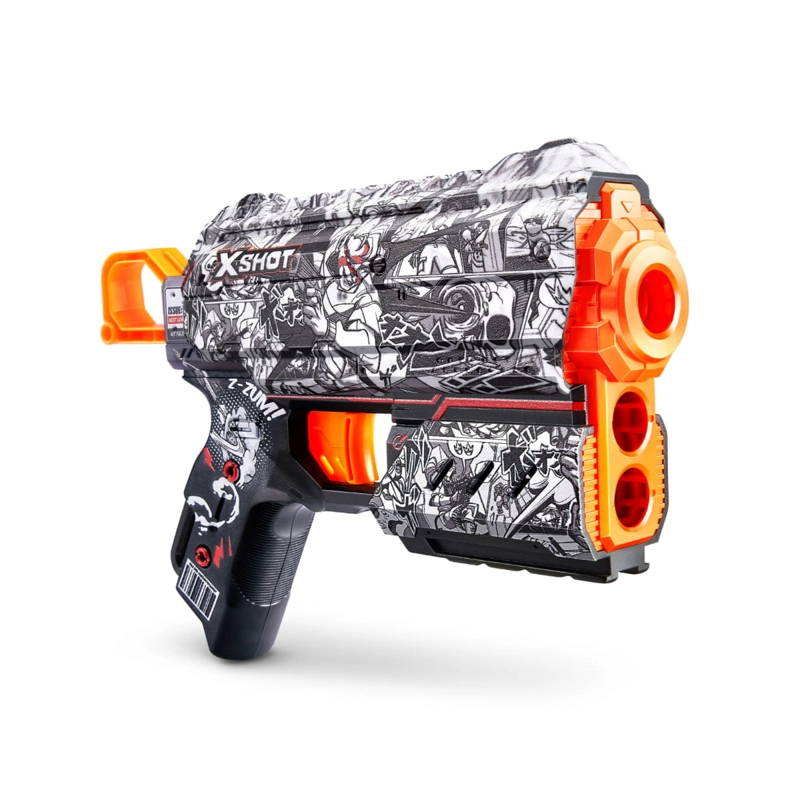 LANZA DARDOS X-SHOT FLUX SKINS CON 8 DARDOS ILLUSTRATE - 5