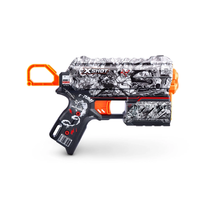 LANZA DARDOS X-SHOT FLUX SKINS CON 8 DARDOS ILLUSTRATE - 6