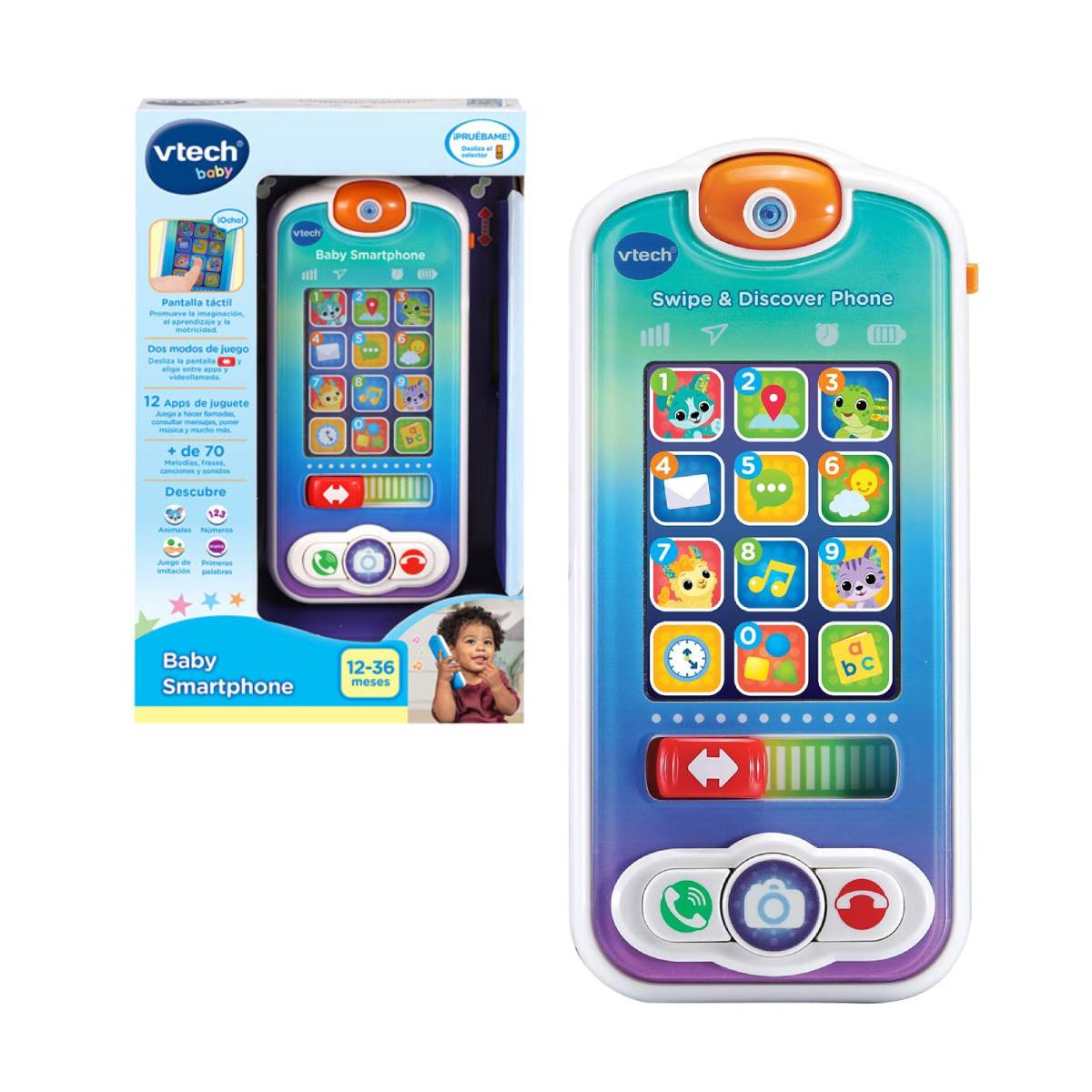 JUGUETE VTECH MULTICOLOR BABY SMARTPHONE - 3