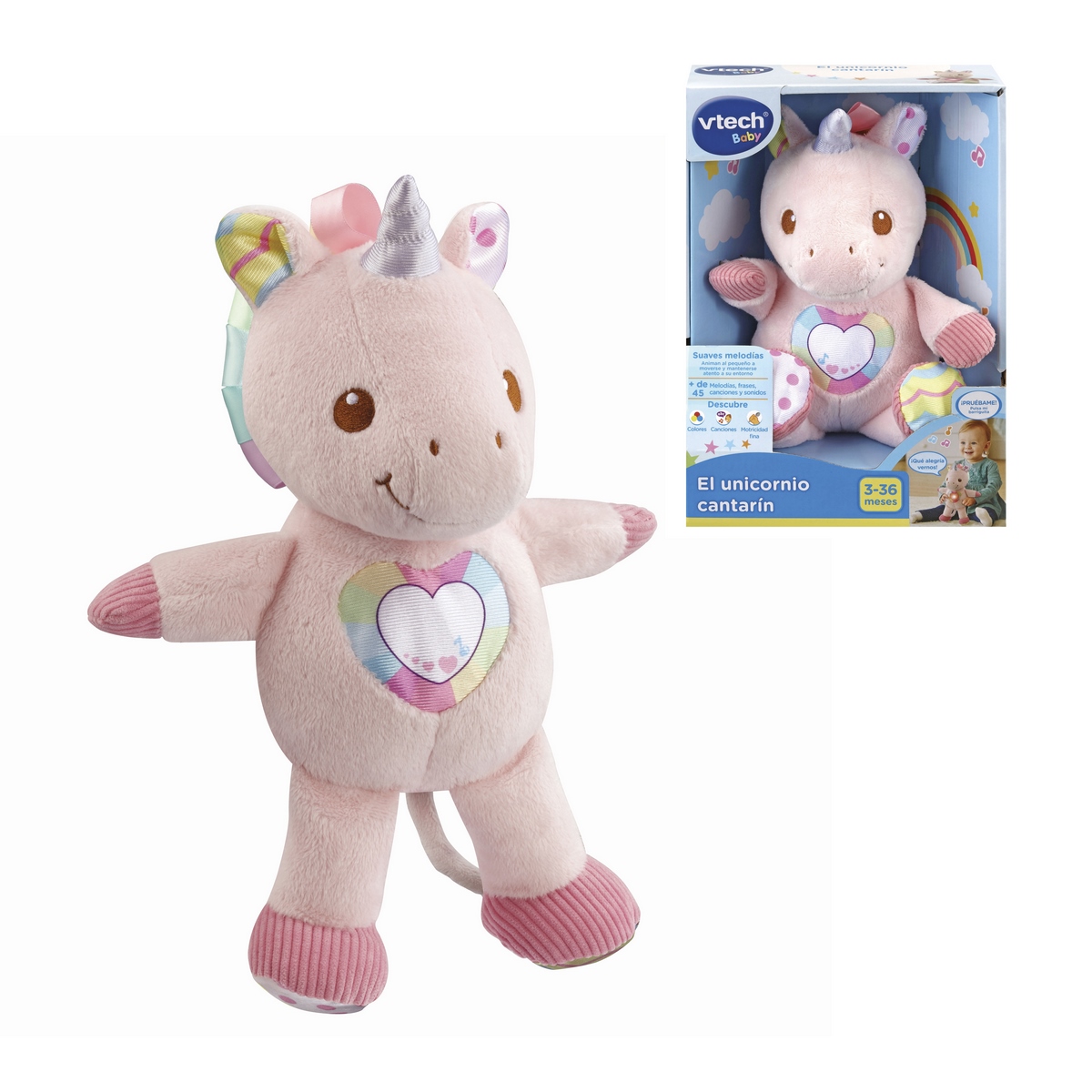 JUGUETE VTECH MULTICOLOR EL UNICORNIO CANTARIN - 1