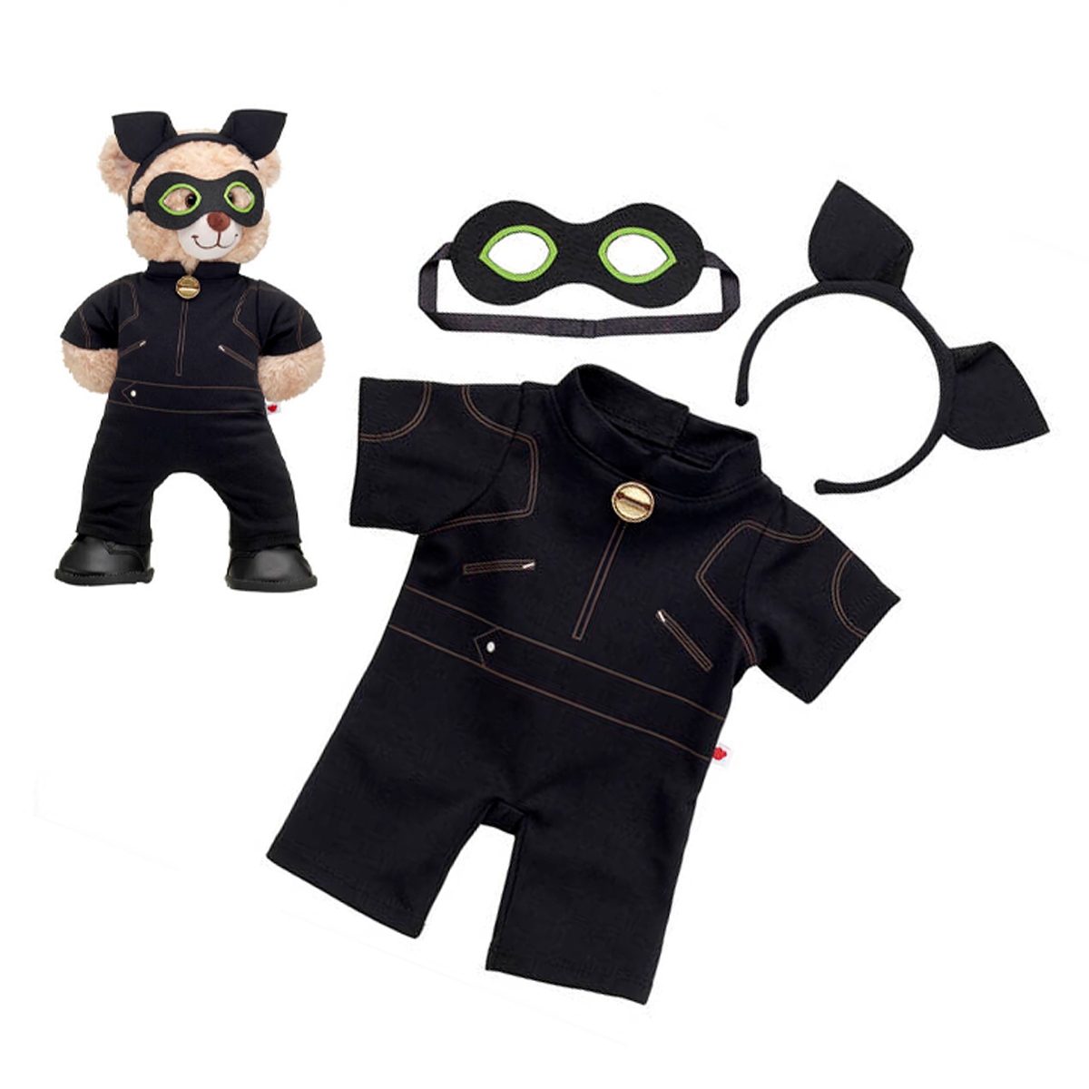 DISFRAZ CAT NOIR MIRACULOUS BUILD A BEAR PARA PELUCHES - 2