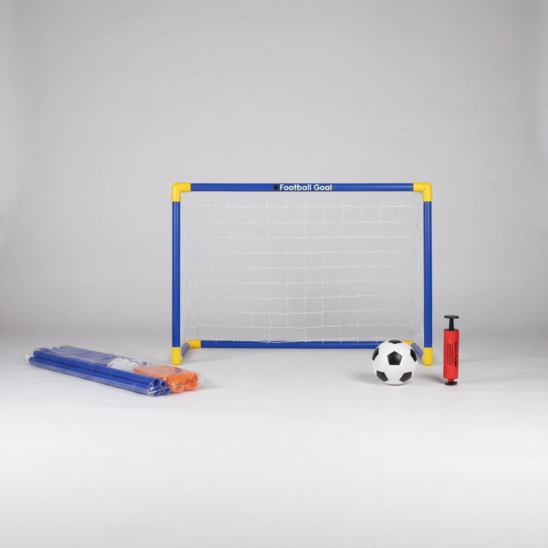 ARCO DE FUTBOL DE 55 X 36 CM CON PELOTA Y BOMBIN - 2