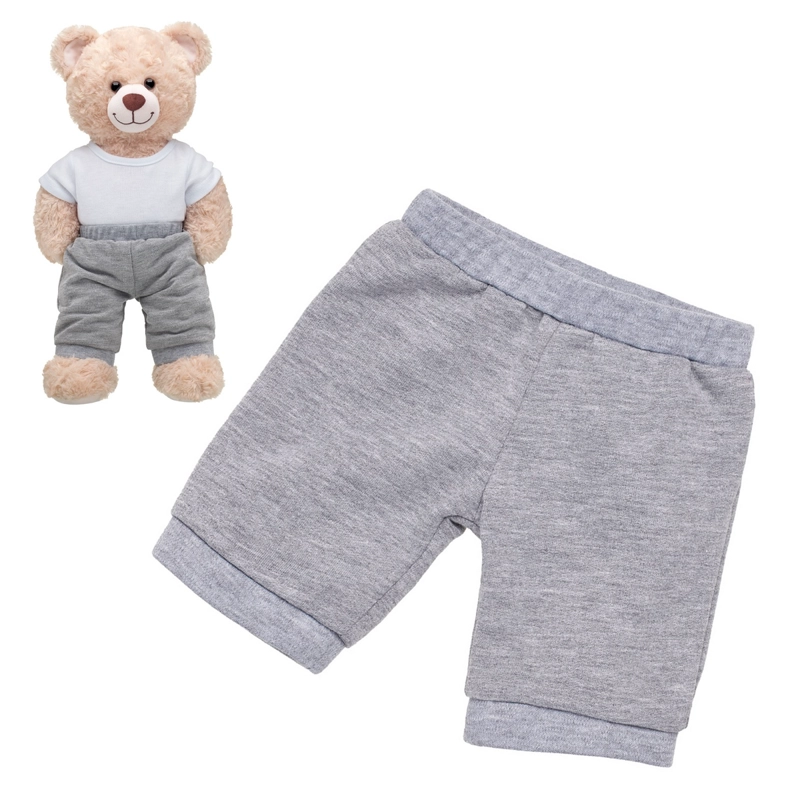 PANTALONES BUZO GRIS BUILD A BEAR PARA PELUCHES - 1