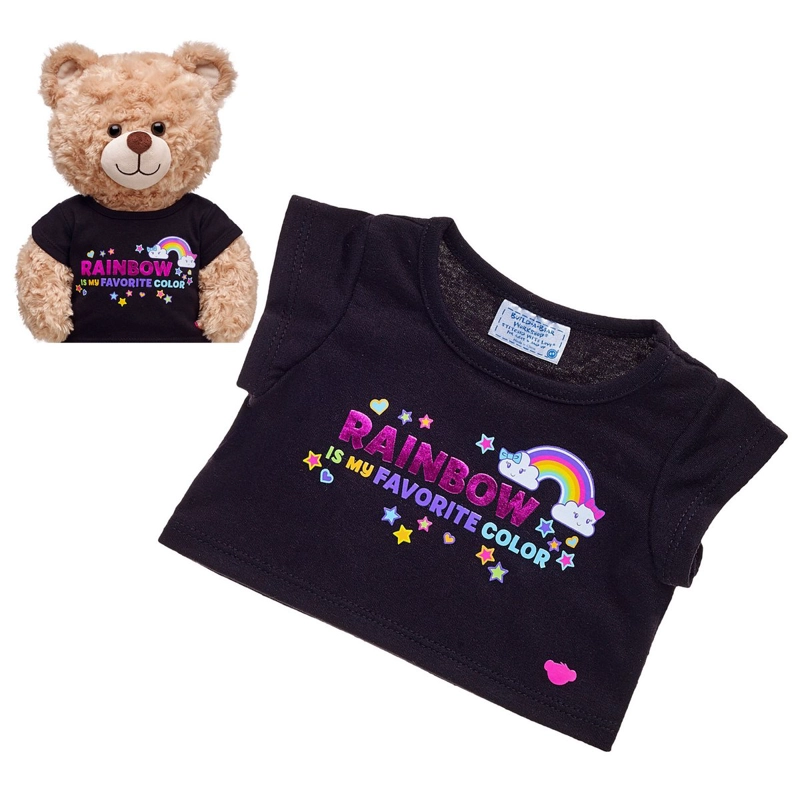 POLERA NEGRA ARCOIRIS BUILD-A-BEAR - 3