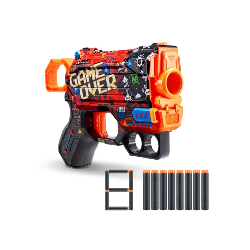LANZADOR DE DARDOS X SHOT MENACE SKINS GAME OVER 8 DARDOS - 6