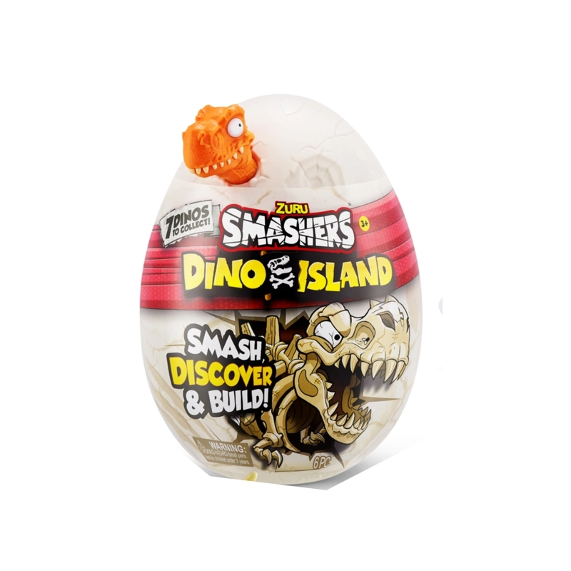 NANO HUEVO SMASHERS DINO ISLAND ZURU - NARANJO - 2