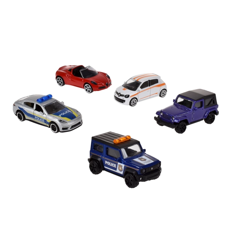 VEHICULOS MAJORETTE SET COLECCION CAMIONETA 911 5 UNIDADES - 5