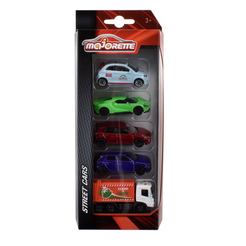 VEHICULOS MAJORETTE SET COLECCION 5 UNIDADES RECICLAJE - 3