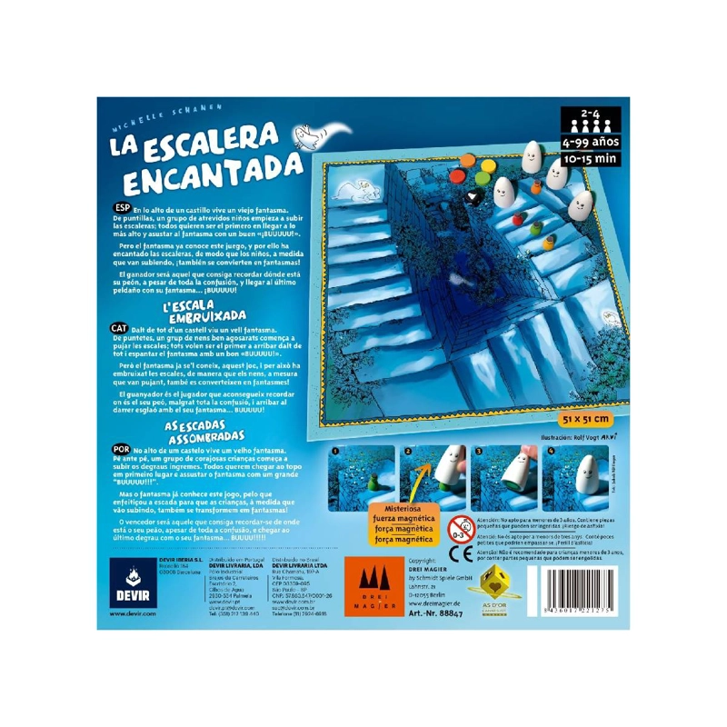 JUEGO DE MESA LA ESCALERA ENCANTADA - 3