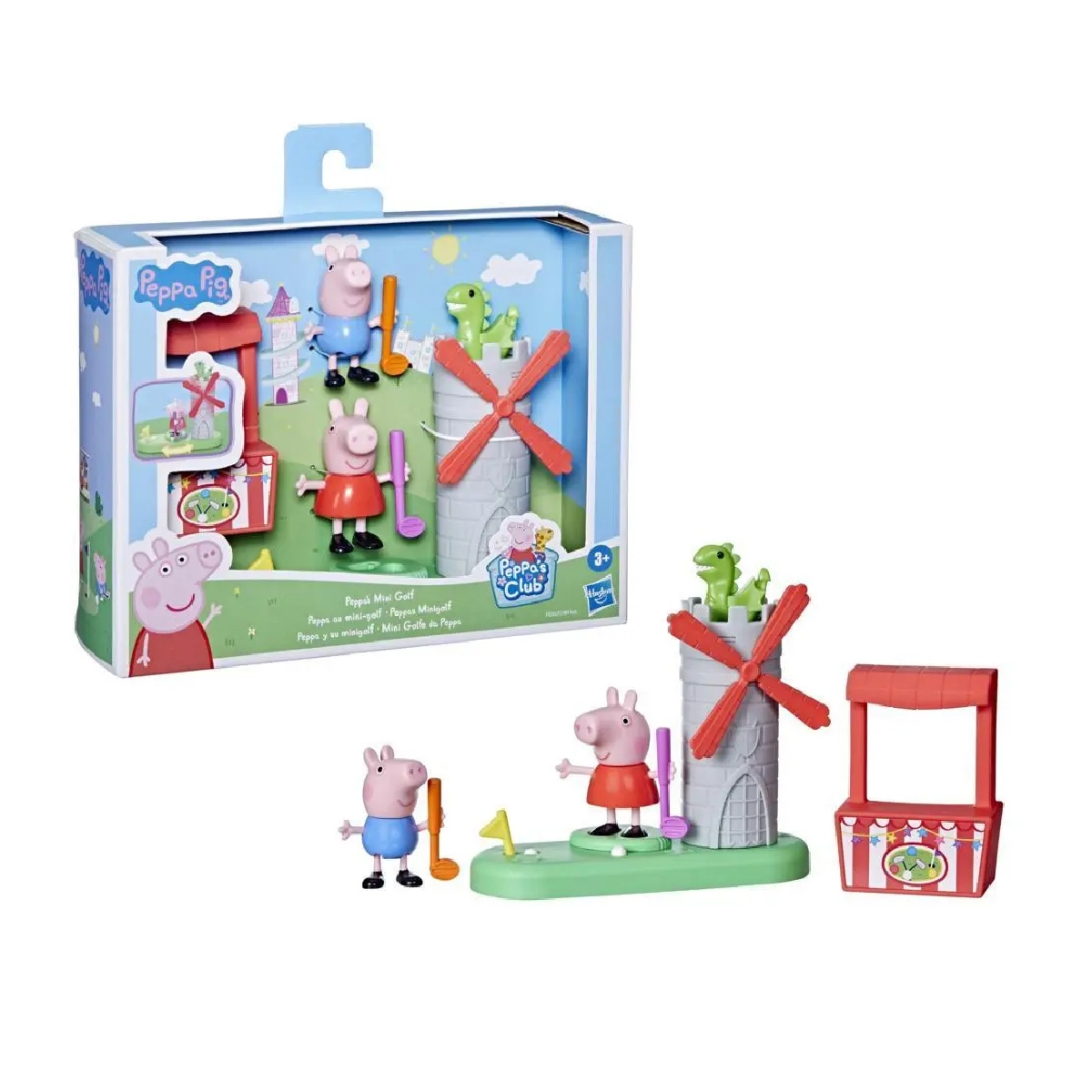 PLAYSET PEPPA PIG MINIGOLF CON FIGURAS Y ACCESORIOS - 1