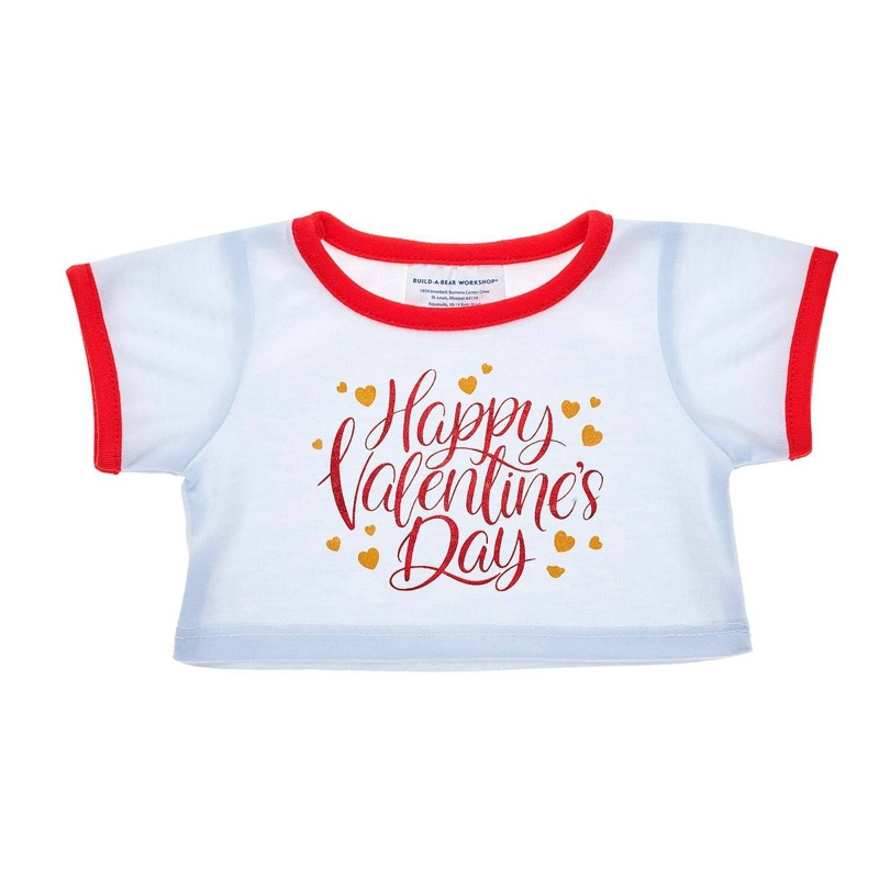 POLERA BUILD A BEAR SAN VALENTIN DISEÑO BRILLANTE - 1