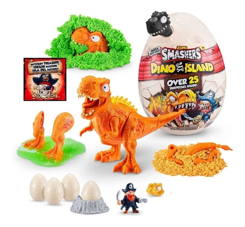 HUEVO SORPRESA SMASHERS DINO ISLAND COLECCION DE DINOSAURIOS - 1