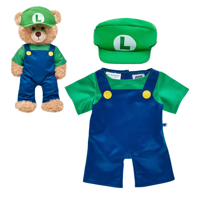 DISFRAZ LUIGI MARIO BROS BUILD-A-BEAR - 1