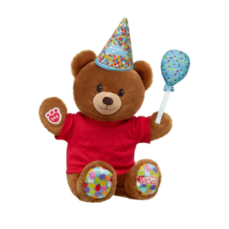 GLOBO DE MANO BUILD A BEAR FELIZ CUMPLEAÑOS DE FELPA - 3