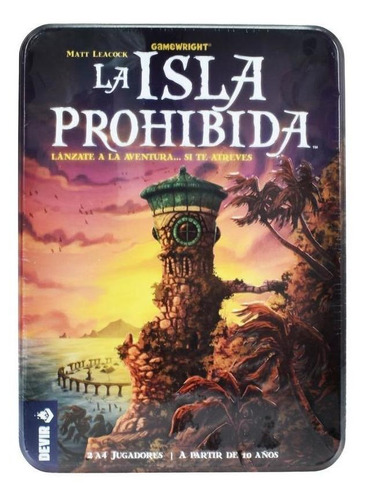 JUEGO DE MESA LA ISLA PROHIBIDA 4 JUGADORES AVENTURA - 1