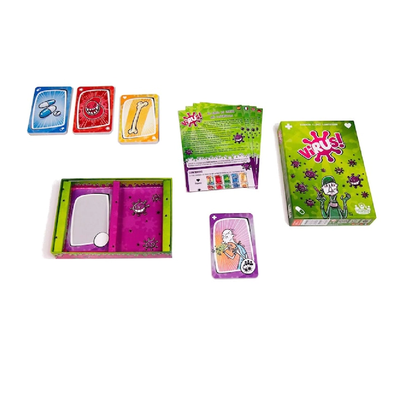 JUEGO DE MESA VIRUS CARTAS ESTRATEGIA Y COMPETENCIA - 5
