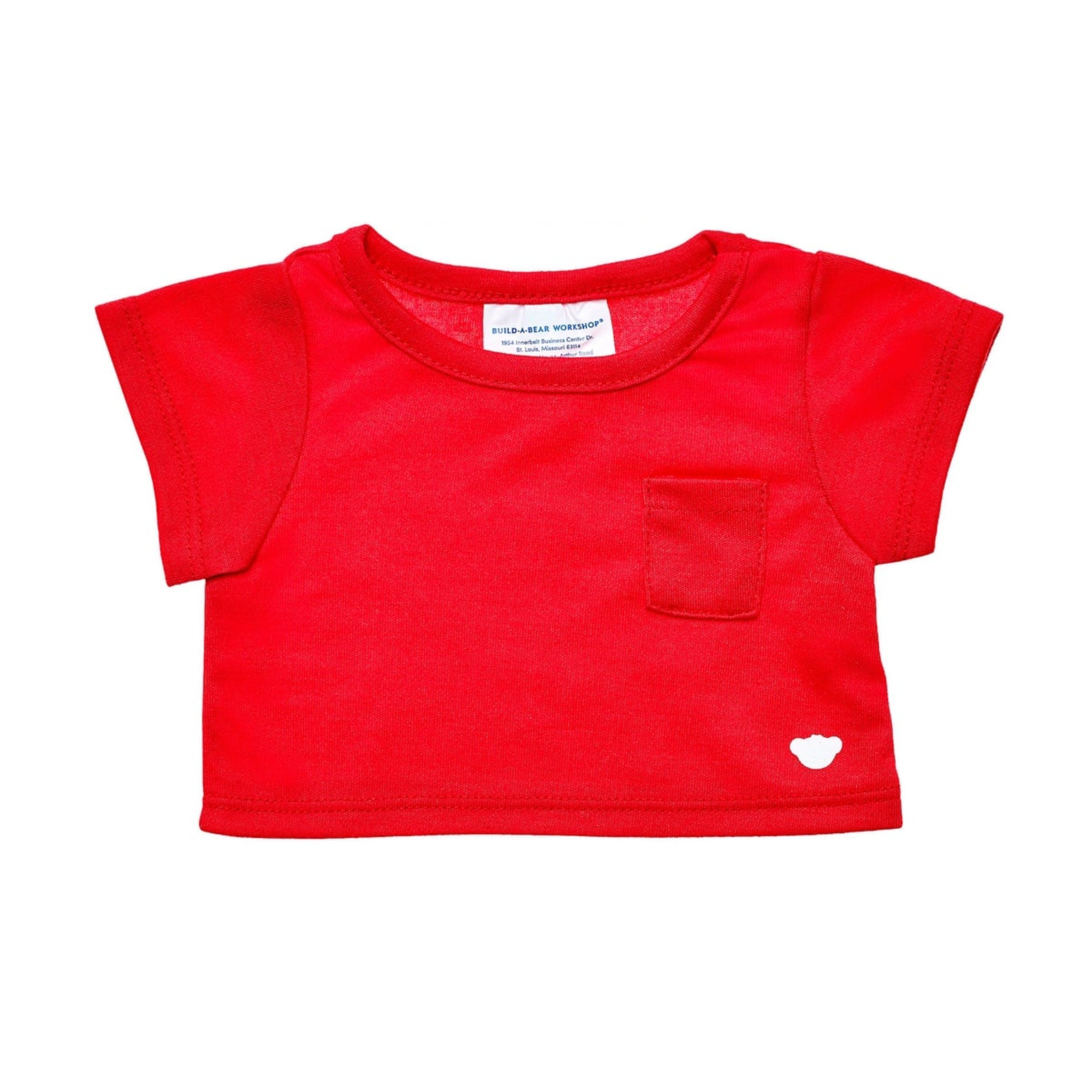 POLERA BUILD A BEAR ROJA PARA PELUCHES - 1