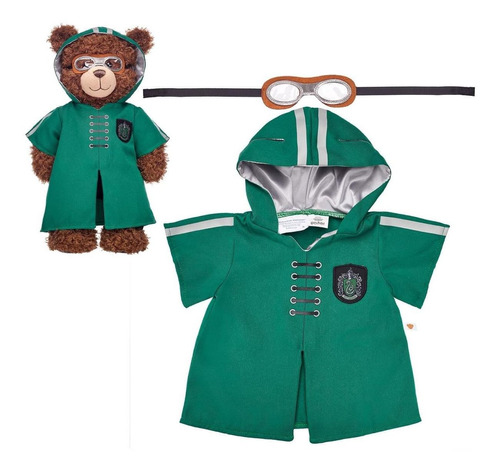 TRAJE SLYTHERIN QUIDDITCH HARRY POTTER BUILD-A-BEAR - 1