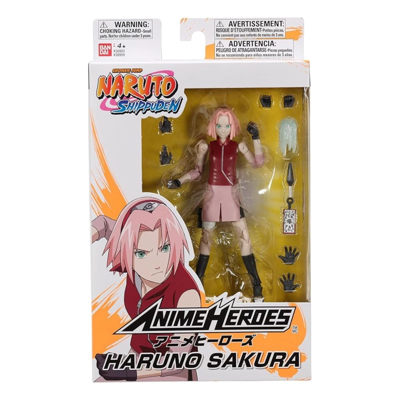 FIGURA NARUTO LEGENDARIA ANIME HEROES BANDAI - HARUNO SAKURA - 5
