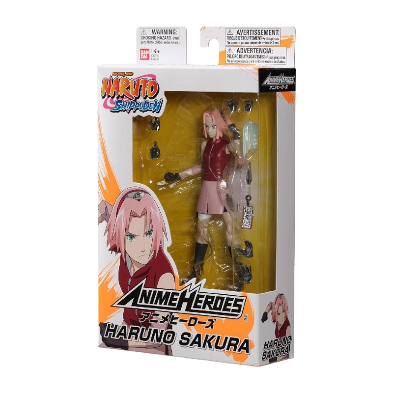 FIGURA NARUTO LEGENDARIA ANIME HEROES BANDAI - HARUNO SAKURA - 8