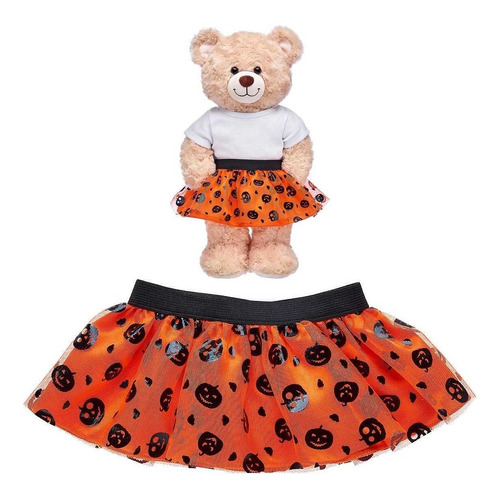 TUTU CALABAZA HALLOWEEN BUILD A BEAR ACCESORIO PELUCHE - 1