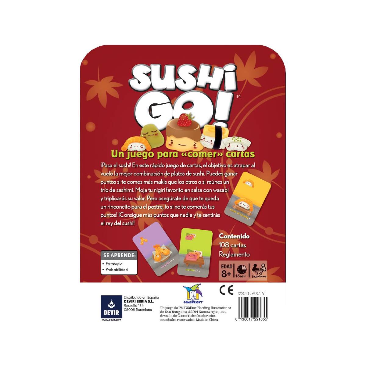 JUEGO DE MESA SUSHI GO - 4