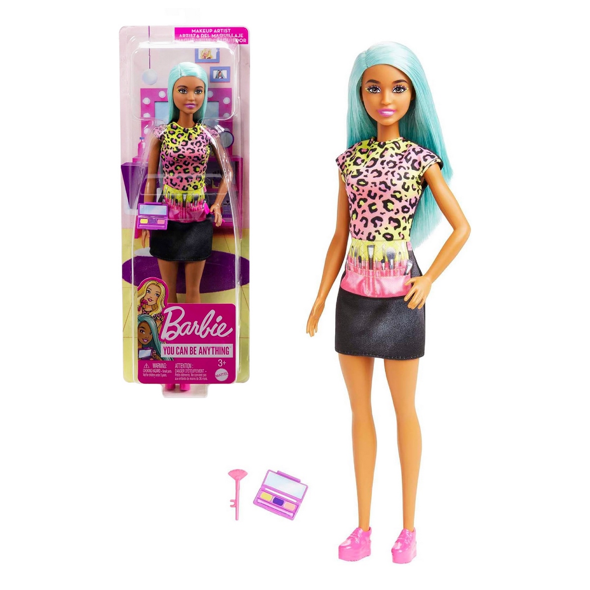 MUÑECA BARBIE MULTICOLOR PROFESIONES - MAQUILLADORA - 1