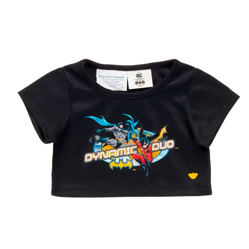 POLERA BUILD A BEAR BATMAN ESTAMPADO NEGRO Y AMARILLO - 1