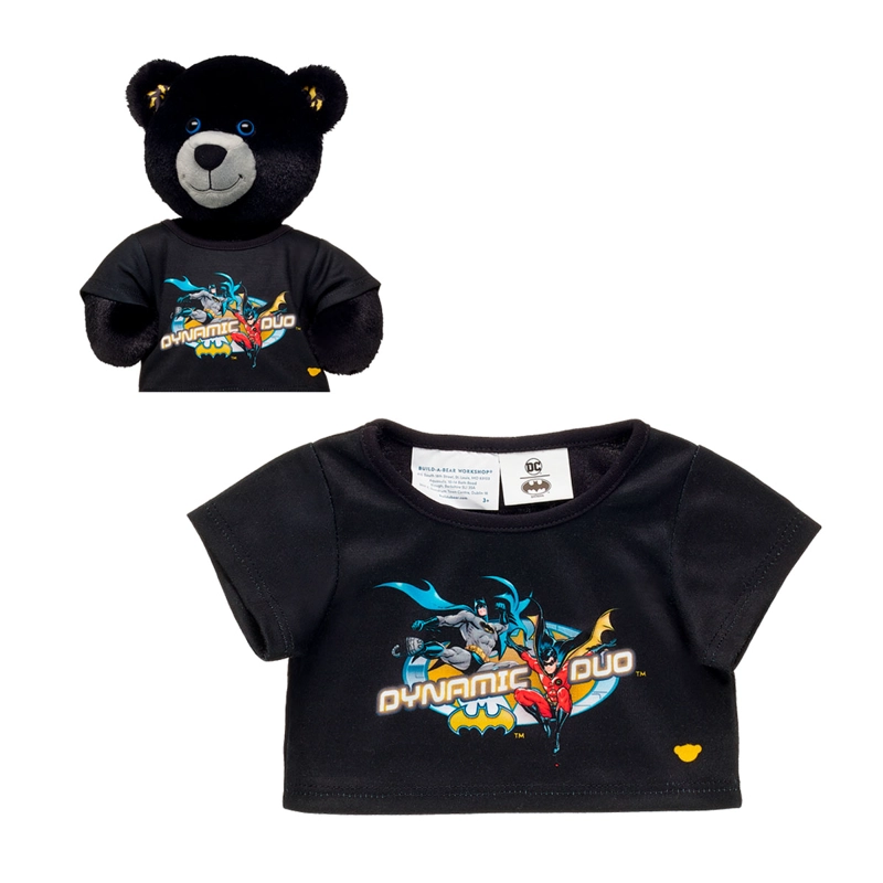 POLERA BUILD A BEAR BATMAN ESTAMPADO NEGRO Y AMARILLO - 2