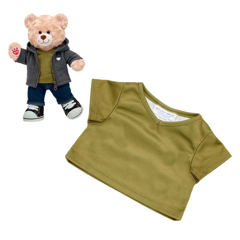 POLERA BUILD A BEAR VERDE MANGA CORTA PARA PELUCHE - 1