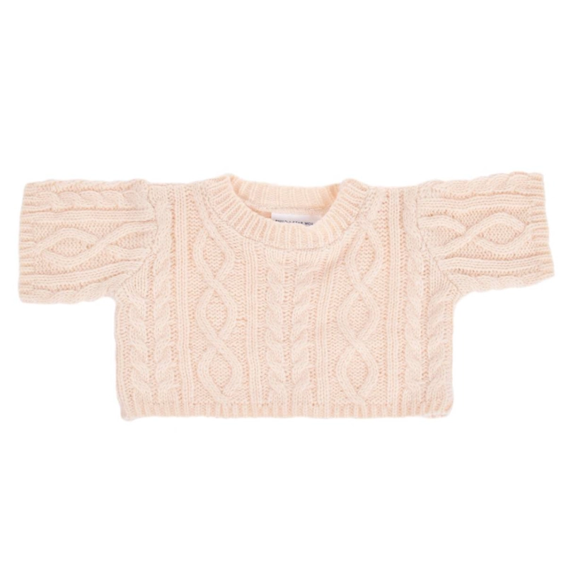 SWEATER BUILD A BEAR BLANCO INVIERNO PARA PELUCHE - 1