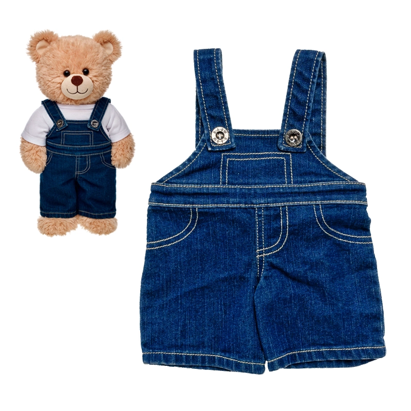 JARDINERA BUILD A BEAR OVEROL DE JEANS PARA PELUCHES - 1