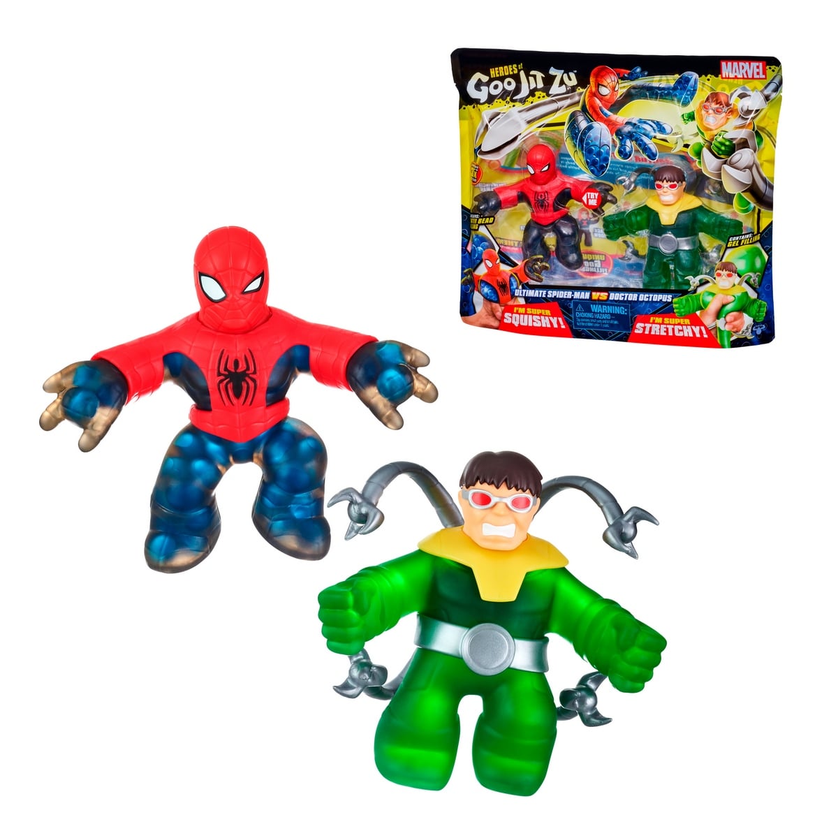 FIGURAS DE ACCION HEROES OF GOO JIT ZU PACK SPIDER MAN Y - 1
